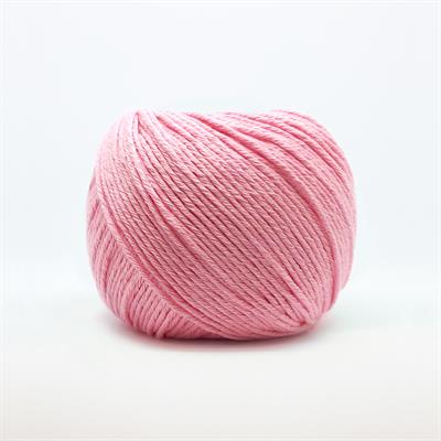 Organic Cotton Yarn - CANDY PINK, 125