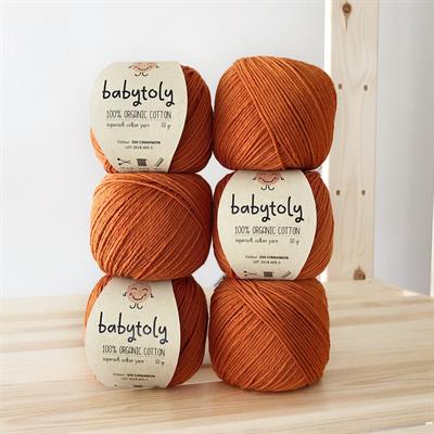 Organic Cotton Yarn - CINNAMON, 350