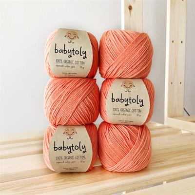 Organic Cotton Yarn - CORAL, 063