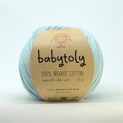 Organic Cotton Yarn - DUCK EGG BLUE, 850