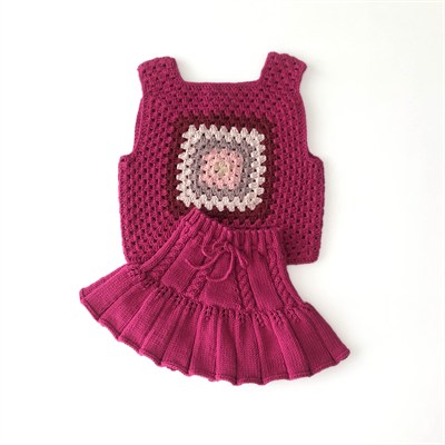 Organic Cotton Yarn - FUCHSIA, 540