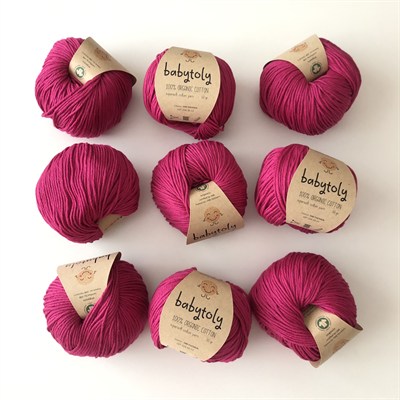 Organic Cotton Yarn - FUCHSIA, 540