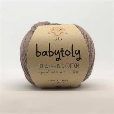 Organic Cotton Yarn - MINK, 470