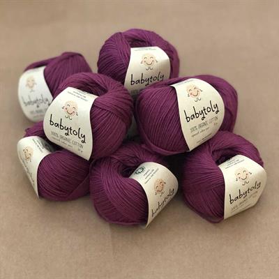 Organic Cotton Yarn - MULBERRY, 581