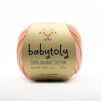 Organic Cotton Yarn - PAPAYA, 073