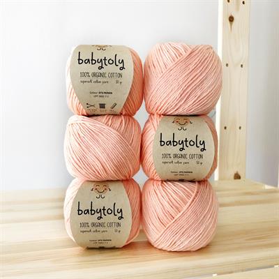 Organic Cotton Yarn - PAPAYA, 073