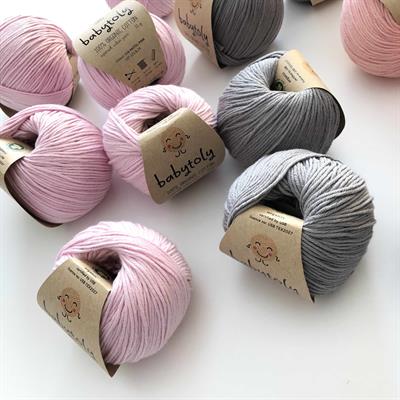 Organic Cotton Yarn - PASTEL PINK, 116