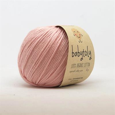 Organic Cotton Yarn - SALMON PINK, 135