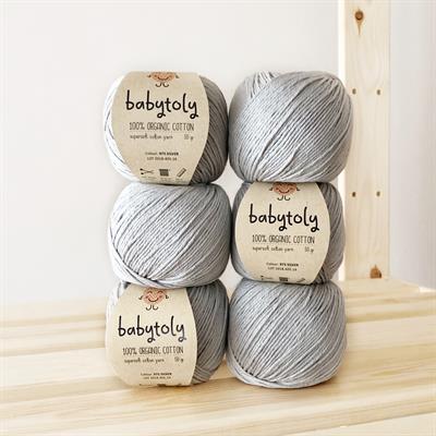 Organic Cotton Yarn - SILVER, 975