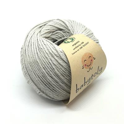 Organic Cotton Yarn - SILVER, 975
