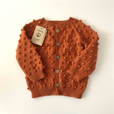 Popcorn Cardigan, Cinnamon