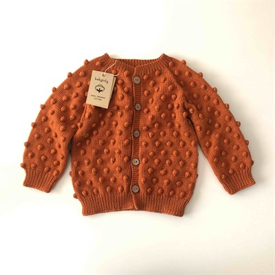 Popcorn Cardigan, Cinnamon