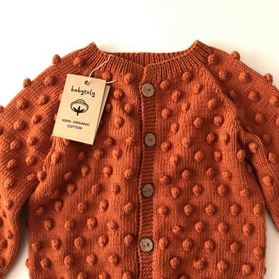 Popcorn Cardigan, Cinnamon