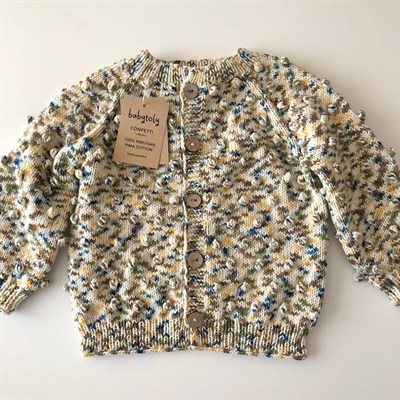Popcorn Cardigan, Exclusive confetti - Dandelion