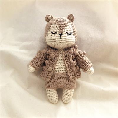 Popcorn Cardigan for Squirrel - custom fit cardigan; Custom Color
