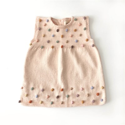 Popcorn Dress, Melon × Rainbow popcorns