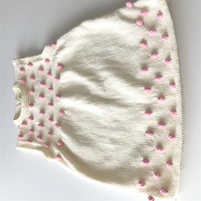 Popcorn Dress, Snow+candy pink