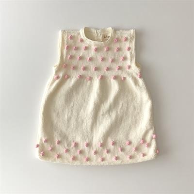 Popcorn Dress, Snow+candy pink