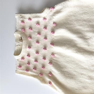 Popcorn Dress, Snow+candy pink