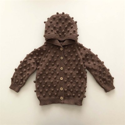 Popcorn Hoodie Cardigan, Custom color
