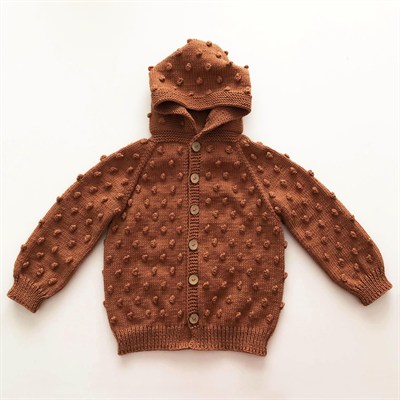 Popcorn Hoodie Cardigan, Custom color