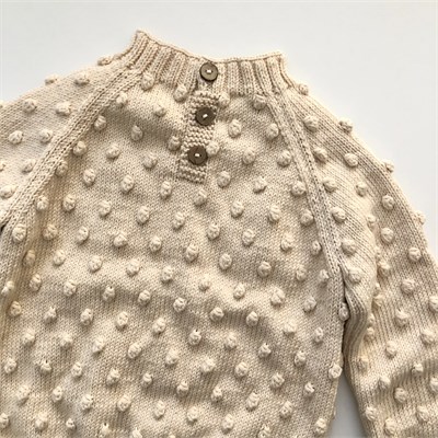 Popcorn Sweater, Natural