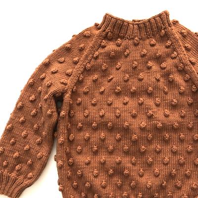 Popcorn Sweater, Terracotta
