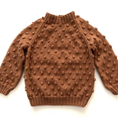 Popcorn Sweater, Terracotta