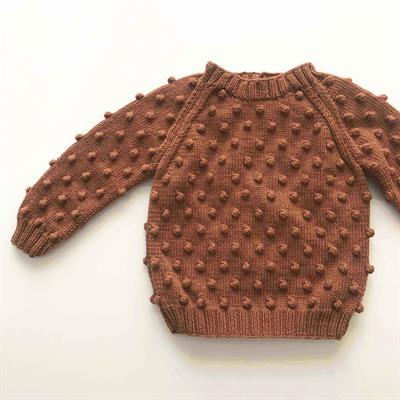 Popcorn Sweater, Terracotta