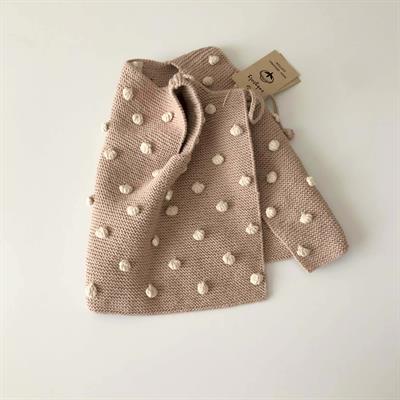 Popcorn Vest, Clay base×Natural popcorns