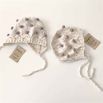 Rainbow Blossom Popcorn Bonnet, Exclusive Confetti - Custom Color