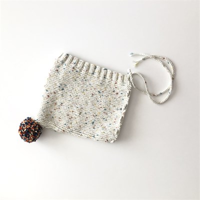 Rainbow Pompom Bonnet,  Exclusive Confetti - Four Seasons