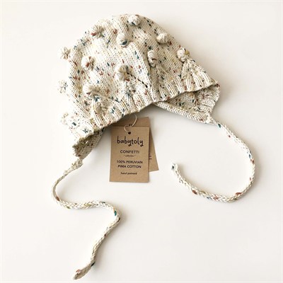 Blossom Popcorn Bonnet, Exclusive Confetti - Four Seasons