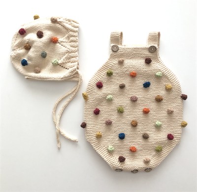 Rainbow Popcorn Romper, Custom Color