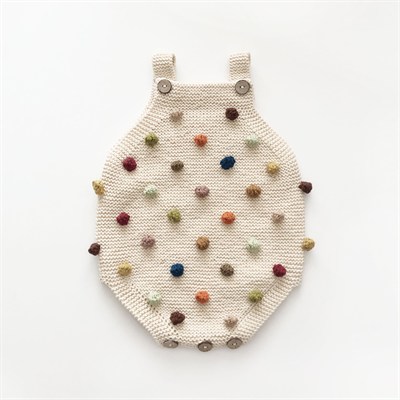 Rainbow Popcorn Romper, Custom Color