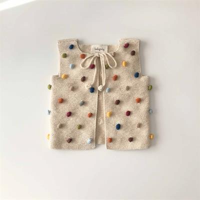 Rainbow Popcorn Vest, Custom Color