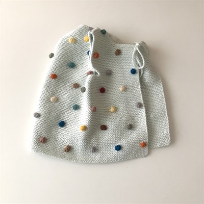 Rainbow Popcorn Vest, Sky