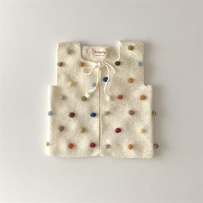 Rainbow Popcorn Vest, Snow