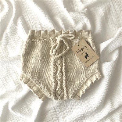 Rococo Bloomer, 100% Baby Alpaca - Natural