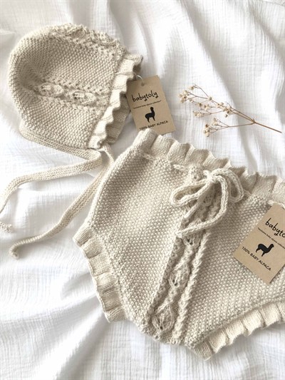 Rococo Bloomer, 100% Baby Alpaca - Natural