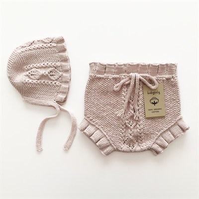 Rococo Bonnet, Powder pink