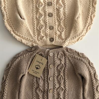 Rococo Cardigan, Beige