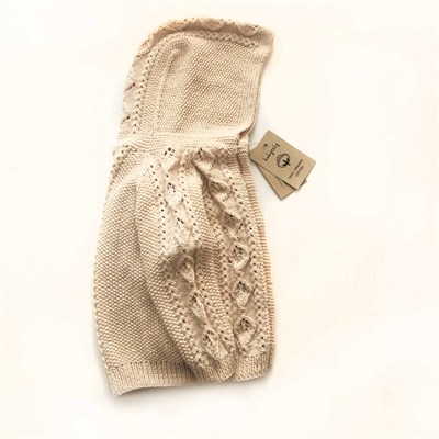 Rococo Hoodie Cardigan, Natural