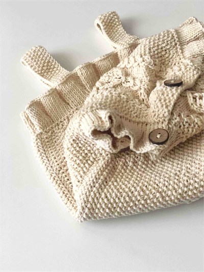 Rococo Romper, Natural