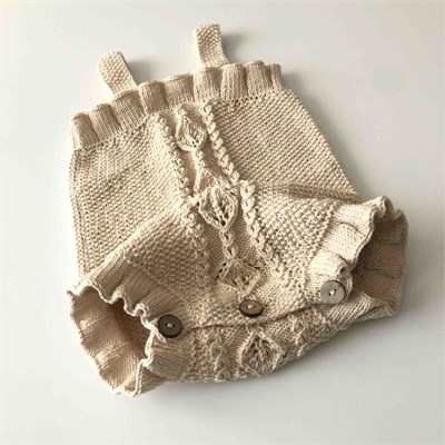 Rococo Romper, Natural