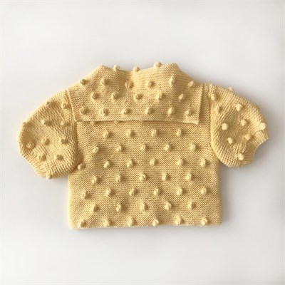 Sailor Popcorn Cardigan, Canary