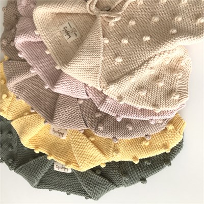 Sailor Popcorn Cardigan, Custom Color