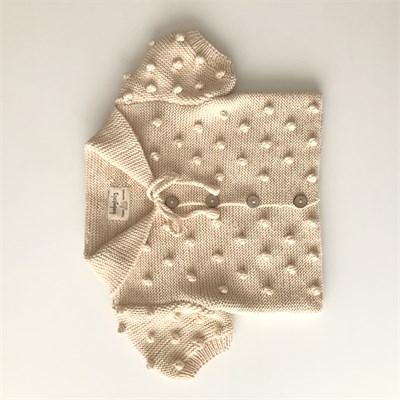 Sailor Popcorn Cardigan, Natural