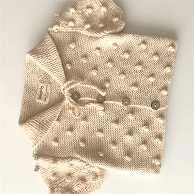 Sailor Popcorn Cardigan, Natural