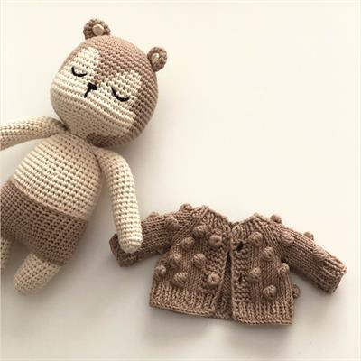 Squirrel + Popcorn Cardigan, Custom Color